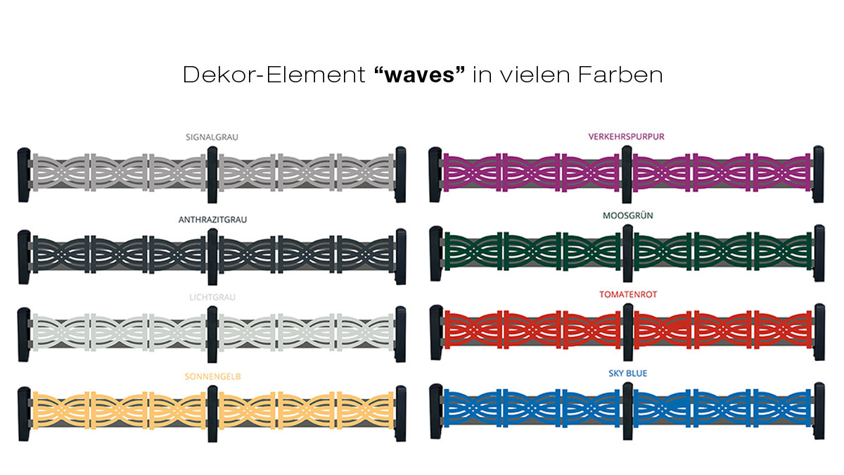 Green Creations Dekor Element Waves